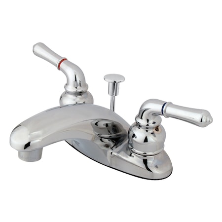 Kingston Brass 4" Centerset Bathroom Faucet, Polished Chrome KB621